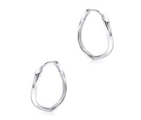 Silver Hoop Earring HO-2605